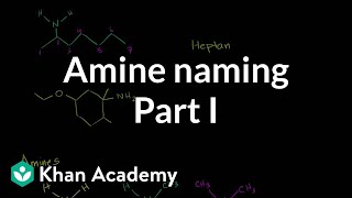 Amine naming introduction  Amines  Organic chemistry  Khan Academy [upl. by Wellesley]