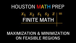 Maximization and Minimization Problems on Feasible Regions [upl. by Yelraf112]