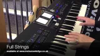 Roland BK9 Super Light Keyboard Demonstration  instruments2go [upl. by Lavicrep744]