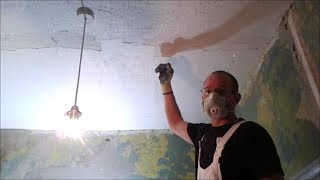 Removing artex from ceilings steam stripper tips [upl. by Akfir]