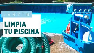 Cómo limpiar una piscina y su mantenimiento  Jardines en VERDECORA [upl. by Nidak543]