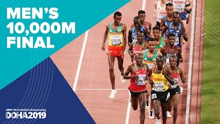 Mens 10000m Final  World Athletics Championships Doha 2019 [upl. by Leinahtan]