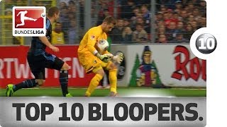 Top 10 Goalkeeper Bloopers  201314 [upl. by Johnette]