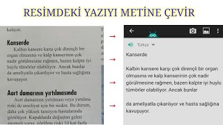 RESİMDEKİ YAZIYI METİNE ÇEVİRME ANDROİD Text Fairy [upl. by Joletta]