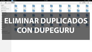 Eliminar archivos duplicados con dupeGuru en Windows GNULinux amp MAC OS [upl. by Ynna]