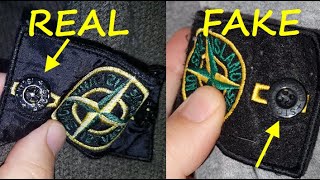 Stone Island hoodie real vs fake review How to spot counterfeit Stone Island sweatshirt [upl. by Domph]