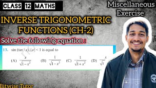 Miscellaneous exercise on chapter 2 class 12 q13  Miscellaneous ch 2 class 12 q13 [upl. by Cirnek]