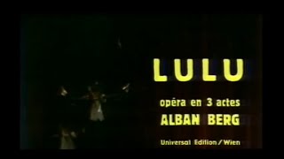 Alban Berg  Lulu BoulezChéreauStratas FULL OPERA WITH VIDEO [upl. by Rogerio]