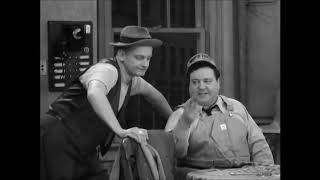 The Honeymooners  Full Episode 38  Dial J for Janitor [upl. by Aehtla]