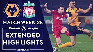 Wolves v Liverpool  PREMIER LEAGUE HIGHLIGHTS  3152021  NBC Sports [upl. by Nelyahs]