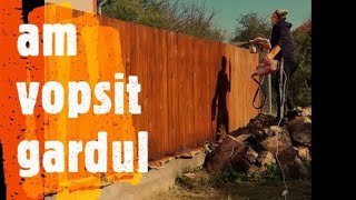 Am VOPSIT Gardul Cu PISTOLULCum Diluezi Corect Vopseaua [upl. by Hayidah]