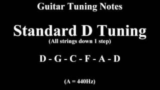 Guitar Tuning Notes  1 Step Down [upl. by Jonny109]