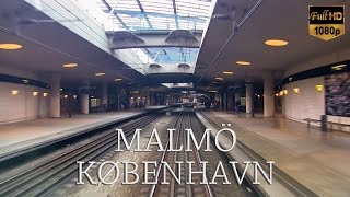 Train Drivers View Malmö to Copenhagen Part 1 of 2 [upl. by Sinylg568]