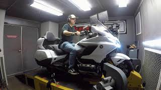 2020 Honda Gold Wing Tour DCT Dyno [upl. by Naujtna]