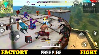 Garena free fire factory king  ff fist fight on factory roof  factory challenge gameplay  video t [upl. by Adeirf]