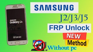 SM J2 Frp bypass  google account remove  samsung J200h google account unlock 2021 [upl. by Rauch]