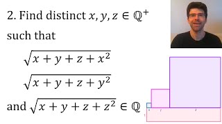 Diophantus part 7 Pairs of squares and the doubleequating method [upl. by Itirp]