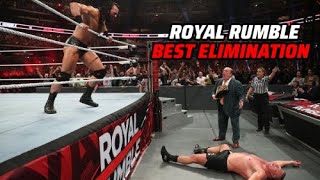 WWE Royal Rumble Best Elimination [upl. by Barris]