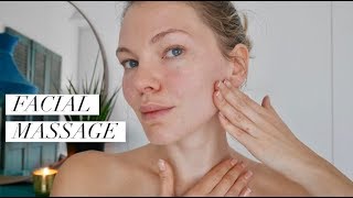 Lymphatic Drainage Face Lifting Massage [upl. by Parsons]