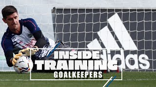 🧤 Courtois Altube amp Lunin  Train like a Real Madrid goalkeeper [upl. by Alahcim]