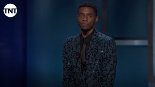 Chadwick Boseman Tribute to Denzel Washington  AFI 2019  TNT [upl. by Ennovyhc]