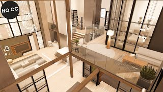 Luxury Penthouse Loft  Plattforms  No CC  Sims 4 Stop Motion Build [upl. by Audra]