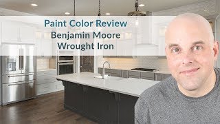 Benjamin Moore Wrought Iron Color Review [upl. by Marchelle]