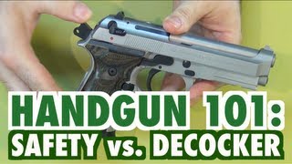 Handgun 101 Safety vs Decocker [upl. by Bealle]