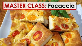 Lidias Master Class Focaccia Basics [upl. by Pelmas859]