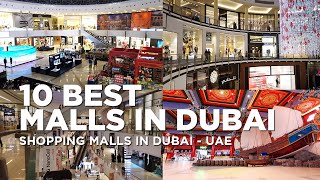 Top 10 BEST DUBAI Shopping Malls  Dubai City  UAE [upl. by Assetan]