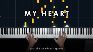 Acha Septriasa amp Irwansyah  My Heart Piano Tutorial [upl. by Innos759]