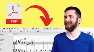 How to Convert a PDF File into Sheet Music that you can Edit MuseScore 3 Quick and Easy Import [upl. by Demeter930]