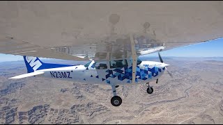 Cross Country Over The Grand Canyon  MzeroA Flight Training [upl. by Baggett]