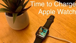 Time to Charge Apple Watch Series 4 [upl. by Annayhs]