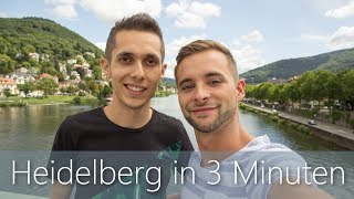 Heidelberg in 3 Minuten  Reiseführer  Die besten Sehenswürdigkeiten [upl. by Harihat]