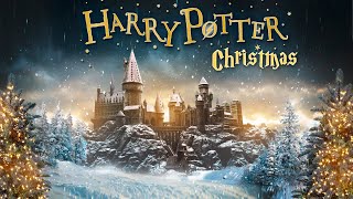 8 Hours Harry Potter Christmas 🎄 ASMR Ambience ⋄ Hogwarts The burrow and More 🎁✨ Cozy Winter Scenes [upl. by Elburt]