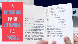 Cómo leer y analizar la poesia  5 Consejos [upl. by Hanleigh]