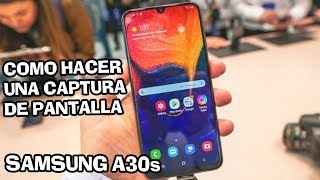 SAMSUNG A30s 👍Cómo Hacer una Captura Screenshot FÁCIL 📲 OrientadorMovil [upl. by Hein]