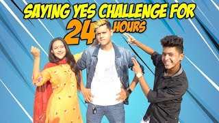 দেখুন রাকিব এর সাথে কি করা হল  SAYING Yes To My Friends For 24 hours Challenge  Rakib Hossain [upl. by Maffa]