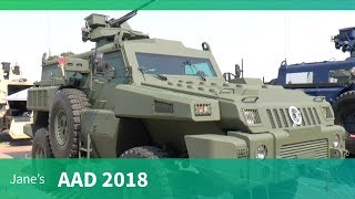 AAD 2018 Paramount Marauder mineprotected armoured vehicle [upl. by Monda]