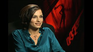 Rewind Famke Janssen  GoldenEye  James Bond bad girl interview 1995 [upl. by Netsirhc]