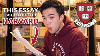 READING COLLEGE ESSAYS THAT GOT ADMITTED TO HARVARD UNIVERSITY [upl. by Atteugram]