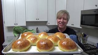 Homemade Hamburger Buns [upl. by Ilram]