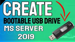 How To Create A Bootable Windows Server 2019 USB Media Flash Drive Stick Using Rufus [upl. by Lipkin883]