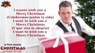 Michael Bublé  Thalia  Mis Deseos  Feliz Navidad  Lyrics Meaning [upl. by Yelbmik]