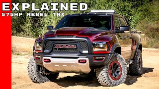 Dodge Ram Rebel TRX Concept Truck Explained [upl. by Lovett884]