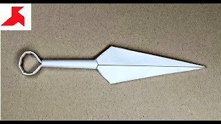 DIY  How to make KUNAI from A4 paper [upl. by Cathie]