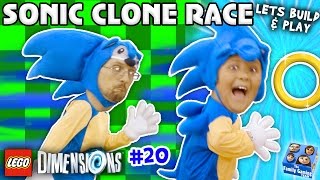 SONIC THE HEDGEHOG TWINS LEGO Dimensions Fun w Dr Robotnik Battle Lets Build amp Play YEAR 2 20 [upl. by O'Conner602]