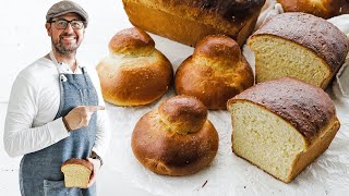 Homemade Brioche Bread Recipe [upl. by Erasmo986]