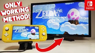 HOW TO Dock Nintendo Switch Lite to ANY TV EASY DIY SOLUTION [upl. by Natsirhc]